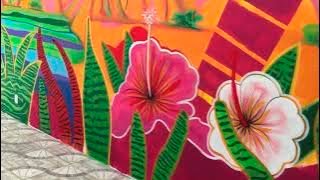 Live painting mural residencial em Porto Alegre, Studio Insonia 2022