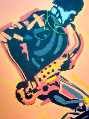 Mural do Jazz — mural urbano contemporâneo, Studio Insonia 2023